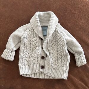 GAP Kids Cable Knit Sweater - Light Gray